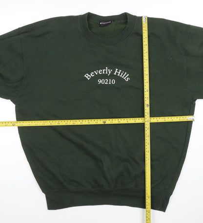 Womens UK Size L PRETTYLITTLETHING Green Pullover Sweatshirt