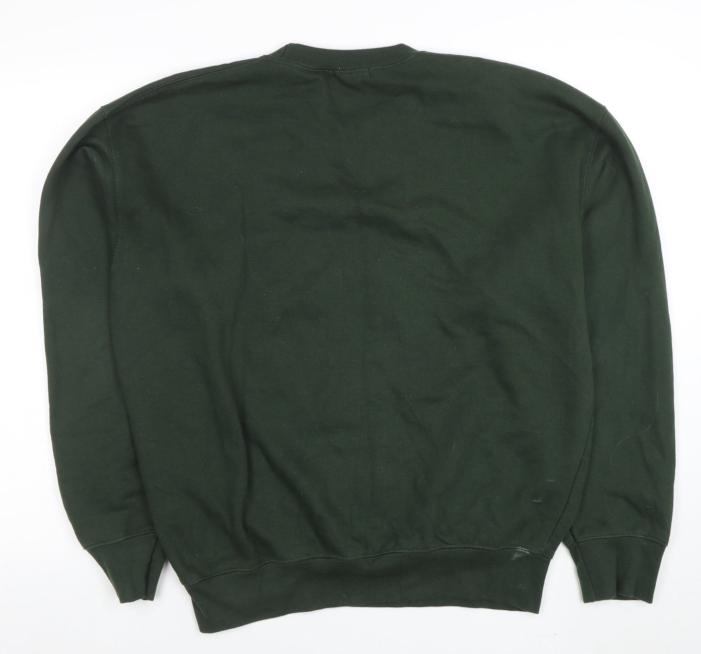 Womens UK Size L PRETTYLITTLETHING Green Pullover Sweatshirt