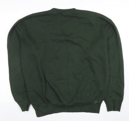 Womens UK Size L PRETTYLITTLETHING Green Pullover Sweatshirt