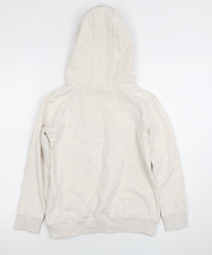 Girls UK Size 10 Years NEXT Beige Pullover Hoodie