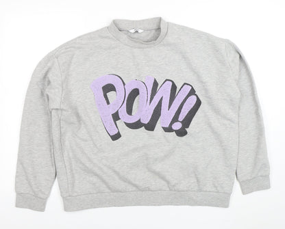 Womens UK Size S Envii Grey Pullover Sweatshirt