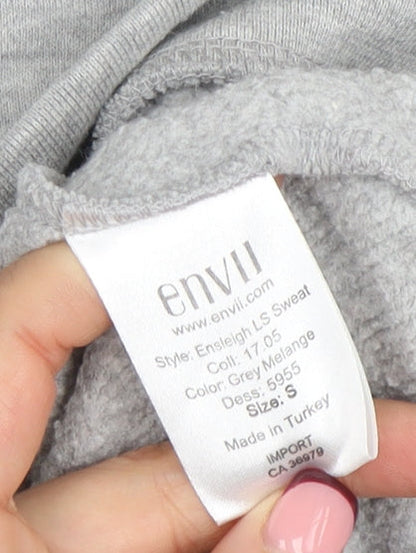 Womens UK Size S Envii Grey Pullover Sweatshirt