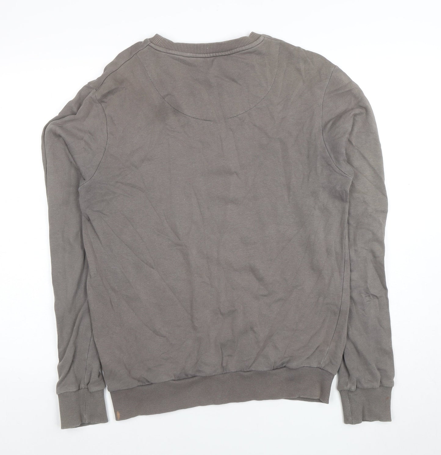 Mens UK Size S 15-LDN/117 Twisted Soul Grey Pullover Sweatshirt