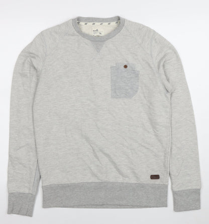 Mens UK Size M Boxfresh Grey Pullover Sweatshirt