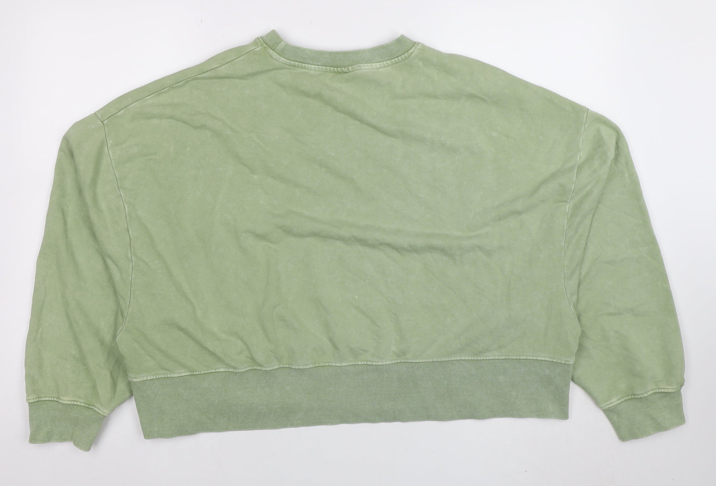 Womens UK Size L MSU Green Pullover Sweatshirt
