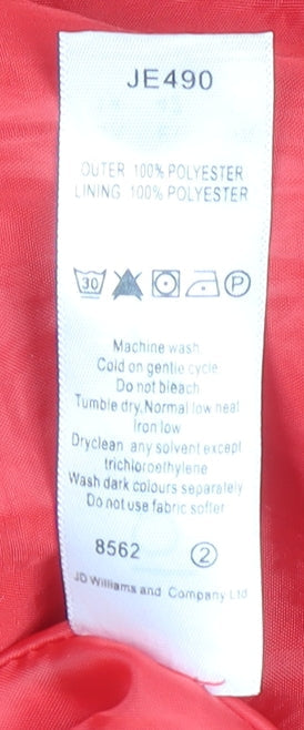 Womens UK Size 14 label Be Red Anorak Coat