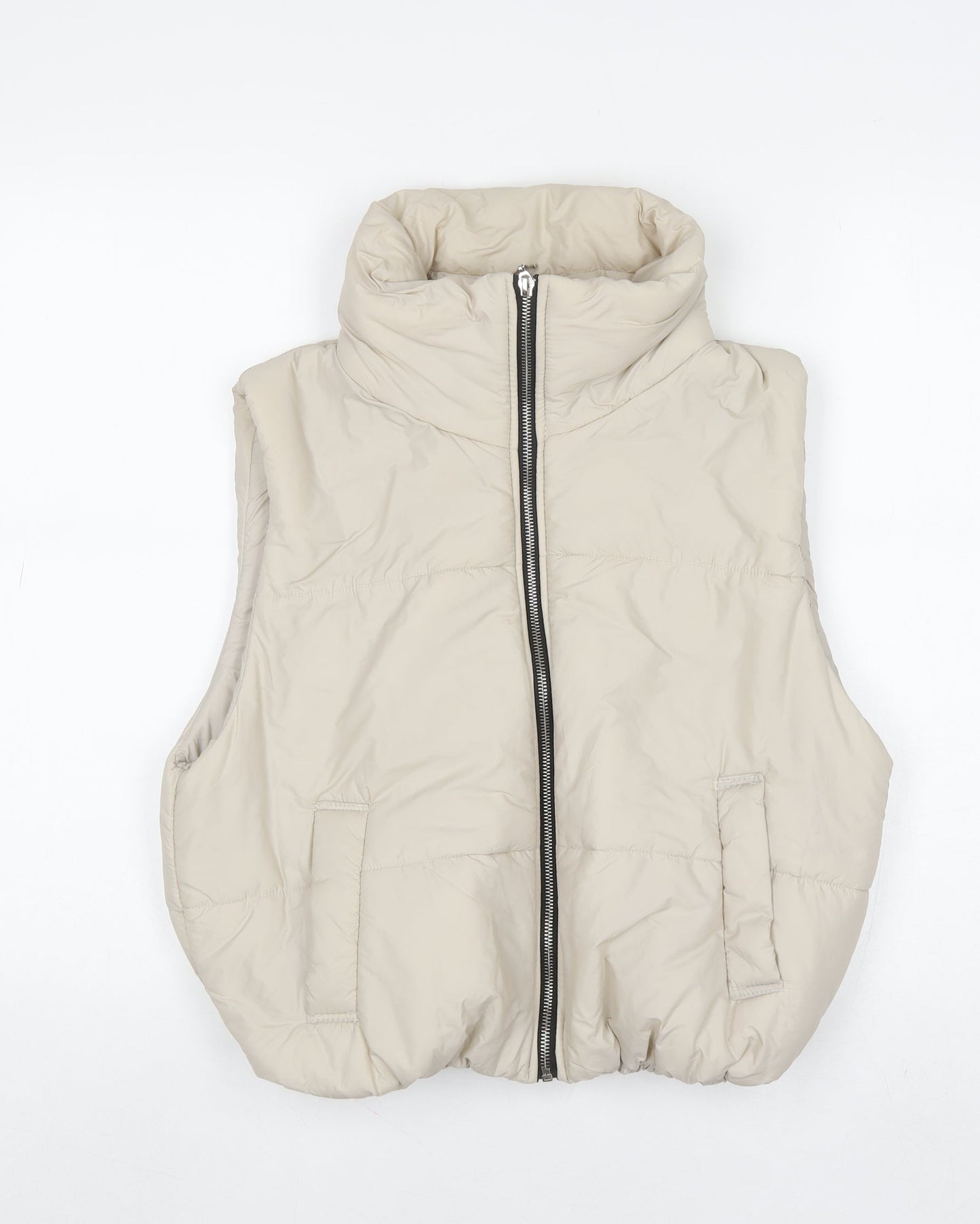 Womens UK Size M Glocal Beige Puffer Jacket