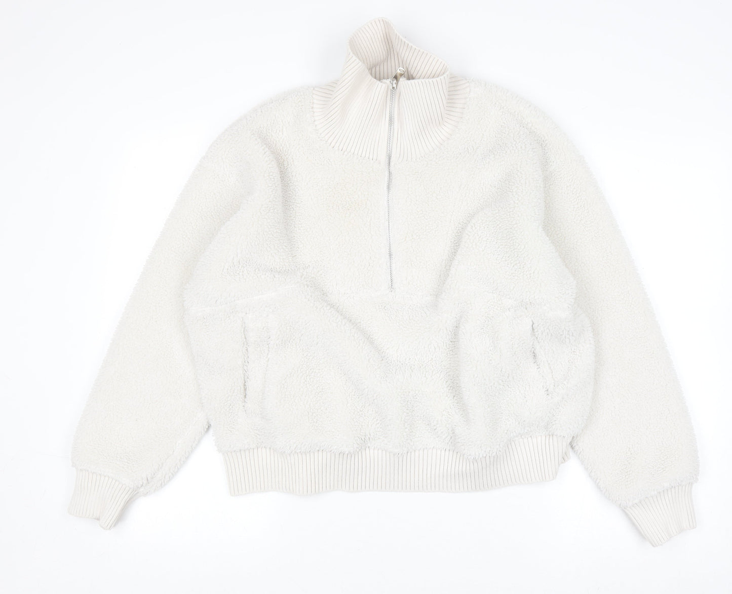 Womens UK Size L Marks and Spencer Ivory Basic Jacket