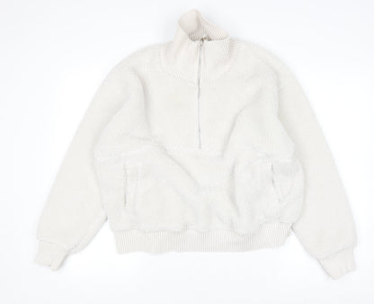 Womens UK Size L Marks and Spencer Ivory Basic Jacket