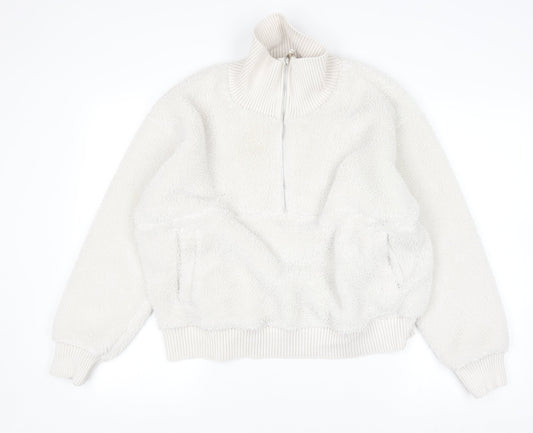 Womens UK Size L Marks and Spencer Ivory Basic Jacket