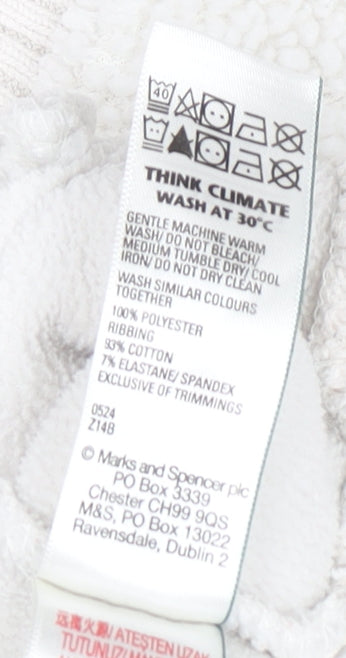 Womens UK Size L Marks and Spencer Ivory Basic Jacket