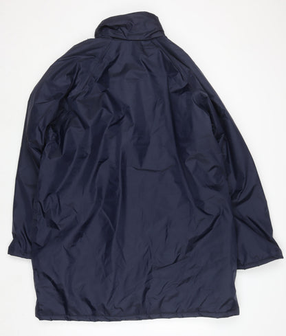 Mens UK Size 2XL Hazy Joe Blue Rain Coat