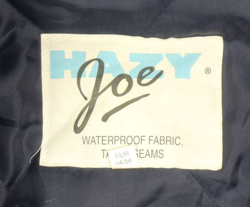 Mens UK Size 2XL Hazy Joe Blue Rain Coat