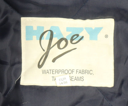 Mens UK Size 2XL Hazy Joe Blue Rain Coat