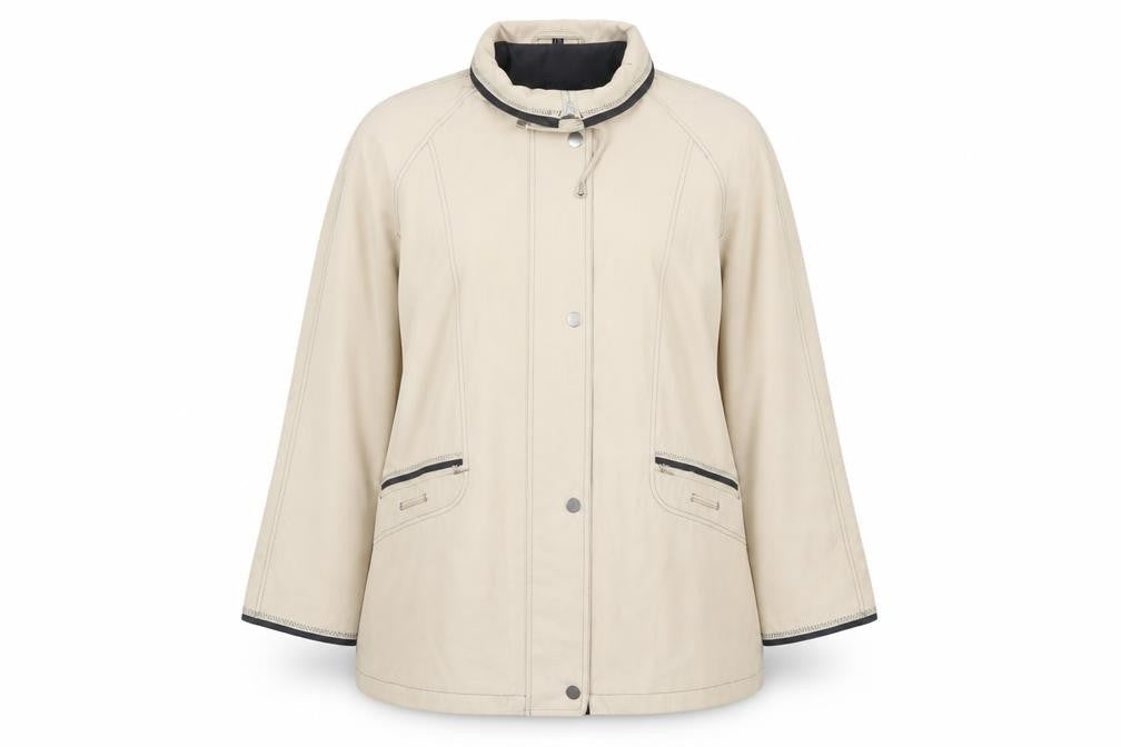 Womens UK Size 16 Ensign Beige Basic Jacket