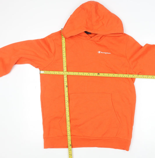 Boys UK Size 15-16 Years Champion Orange Pullover Hoodie