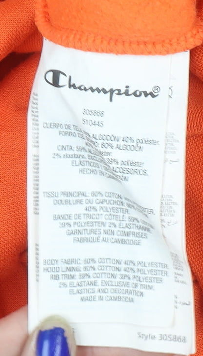 Boys UK Size 15-16 Years Champion Orange Pullover Hoodie