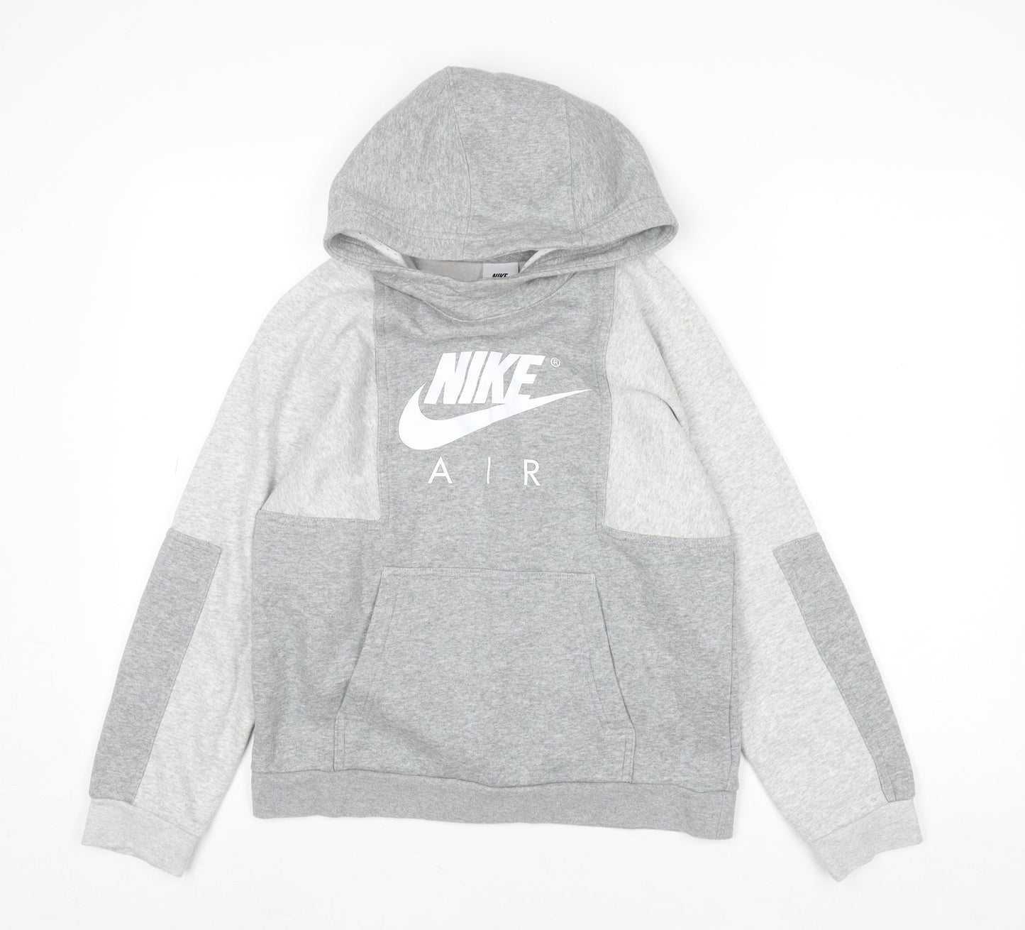 Boys UK Size L Nike Grey Pullover Hoodie