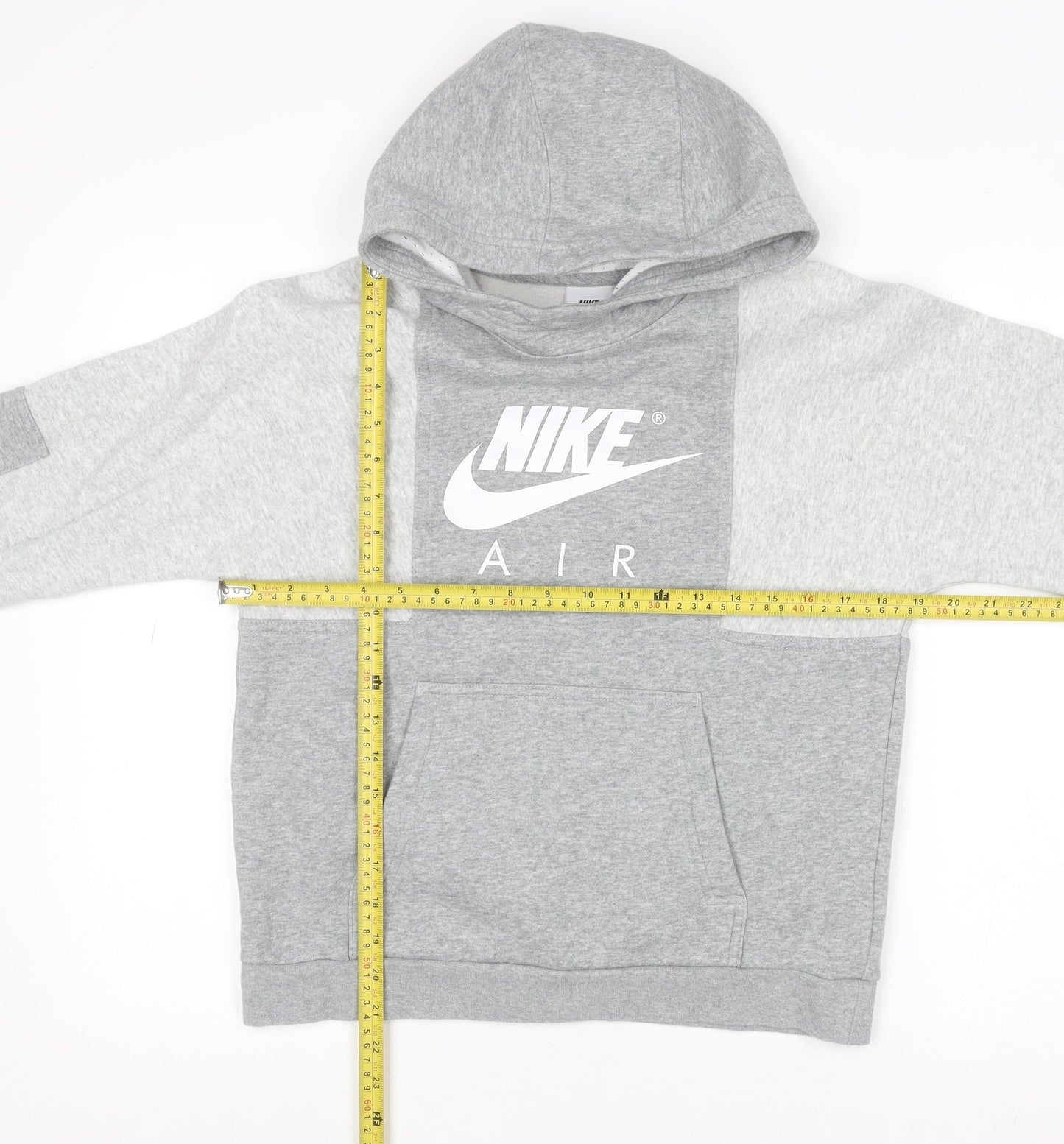 Boys UK Size L Nike Grey Pullover Hoodie