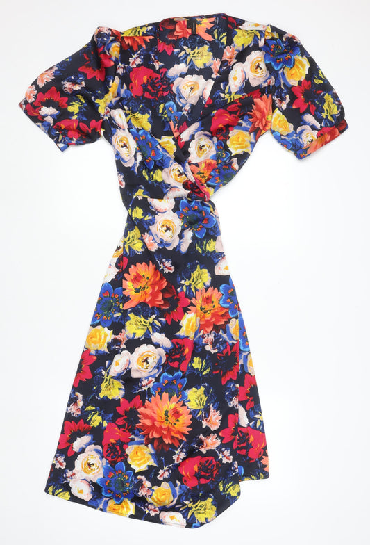 Womens UK Size L VERO MODA Wrap Dress