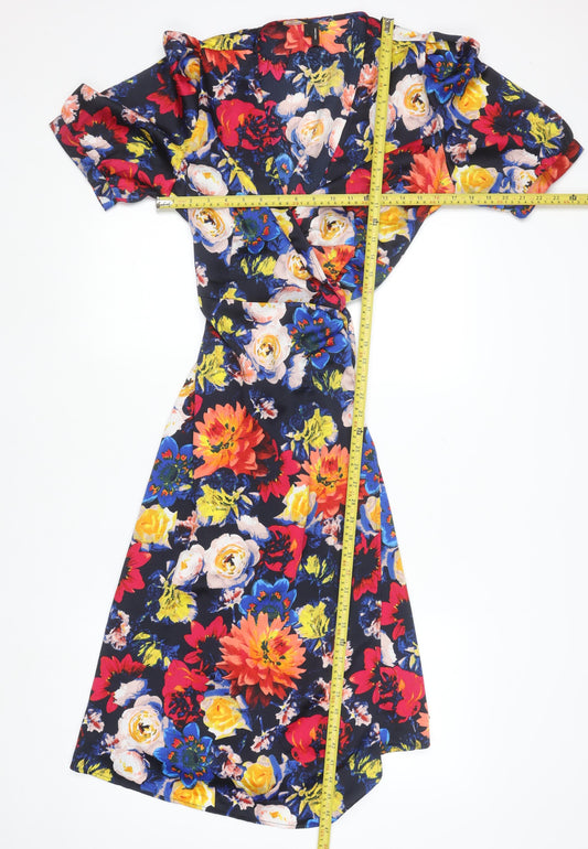 Womens UK Size L VERO MODA Wrap Dress