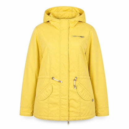 Womens UK Size M Only Yellow Parka Coat