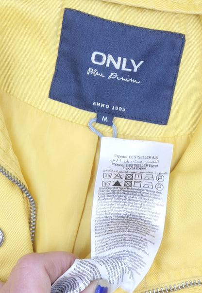 Womens UK Size M Only Yellow Parka Coat
