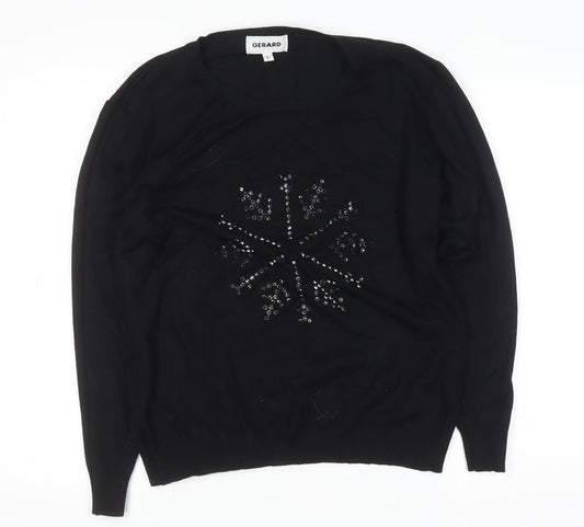 Womens UK Size L Gerard Black Pullover Jumper