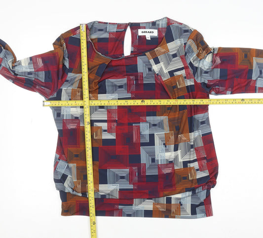 Womens UK Size 14 Gerard Multicoloured Tunic Blouse