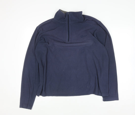 Mens UK Size L Hi Gear Blue Pullover Sweatshirt