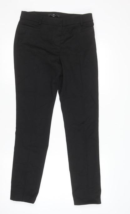 Mens UK Size 8XL NEXT Classic Fit Dress Pants Black Trousers