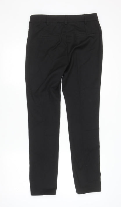 Mens UK Size 8XL NEXT Classic Fit Dress Pants Black Trousers
