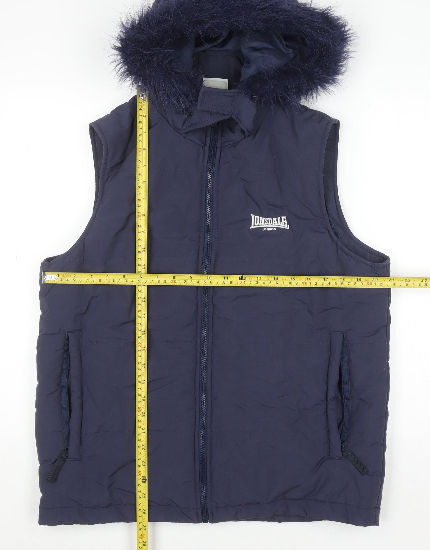 Mens UK Size S Lonsdale Blue Bodywarmer