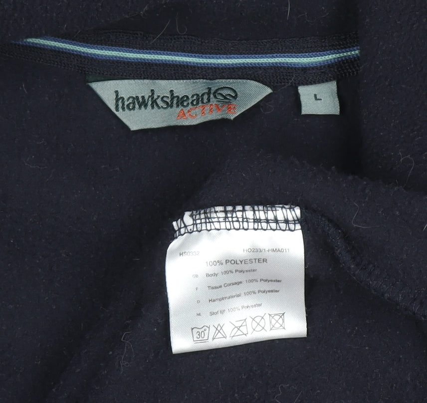 Mens UK Size L Hawkshead Active Blue Pullover Sweatshirt