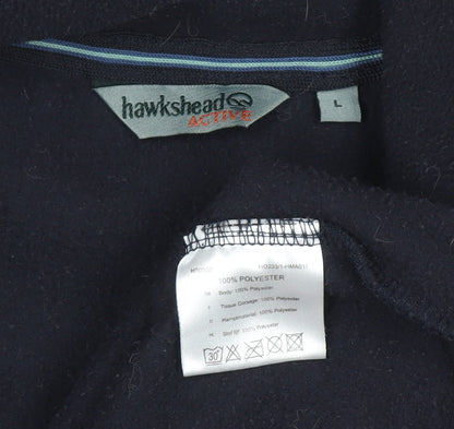 Mens UK Size L Hawkshead Active Blue Pullover Sweatshirt