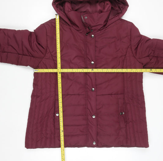 Womens UK Size 18 Champion Red Puffer Jacket