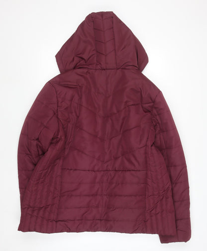Womens UK Size 18 Champion Red Puffer Jacket