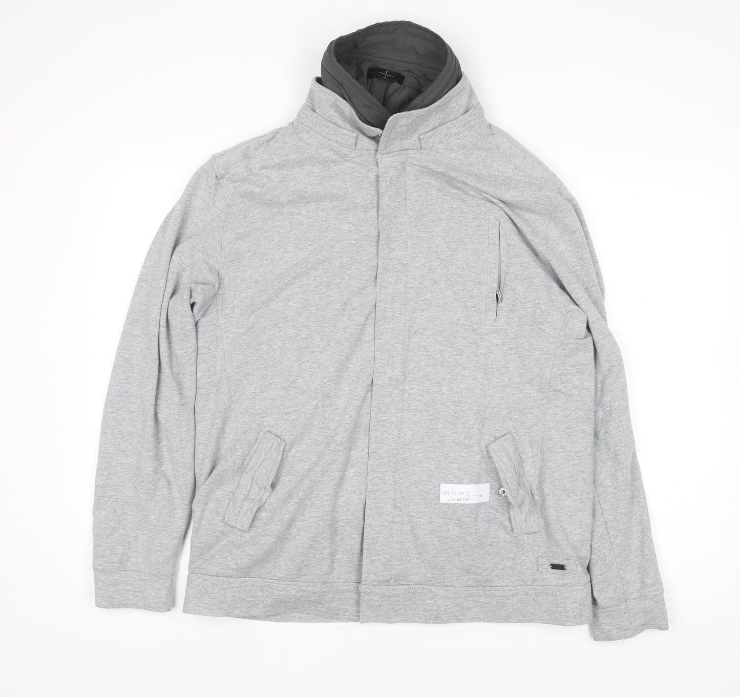 Mens UK Size L Designers at Debenhams Grey Full Zip Sweatshirt