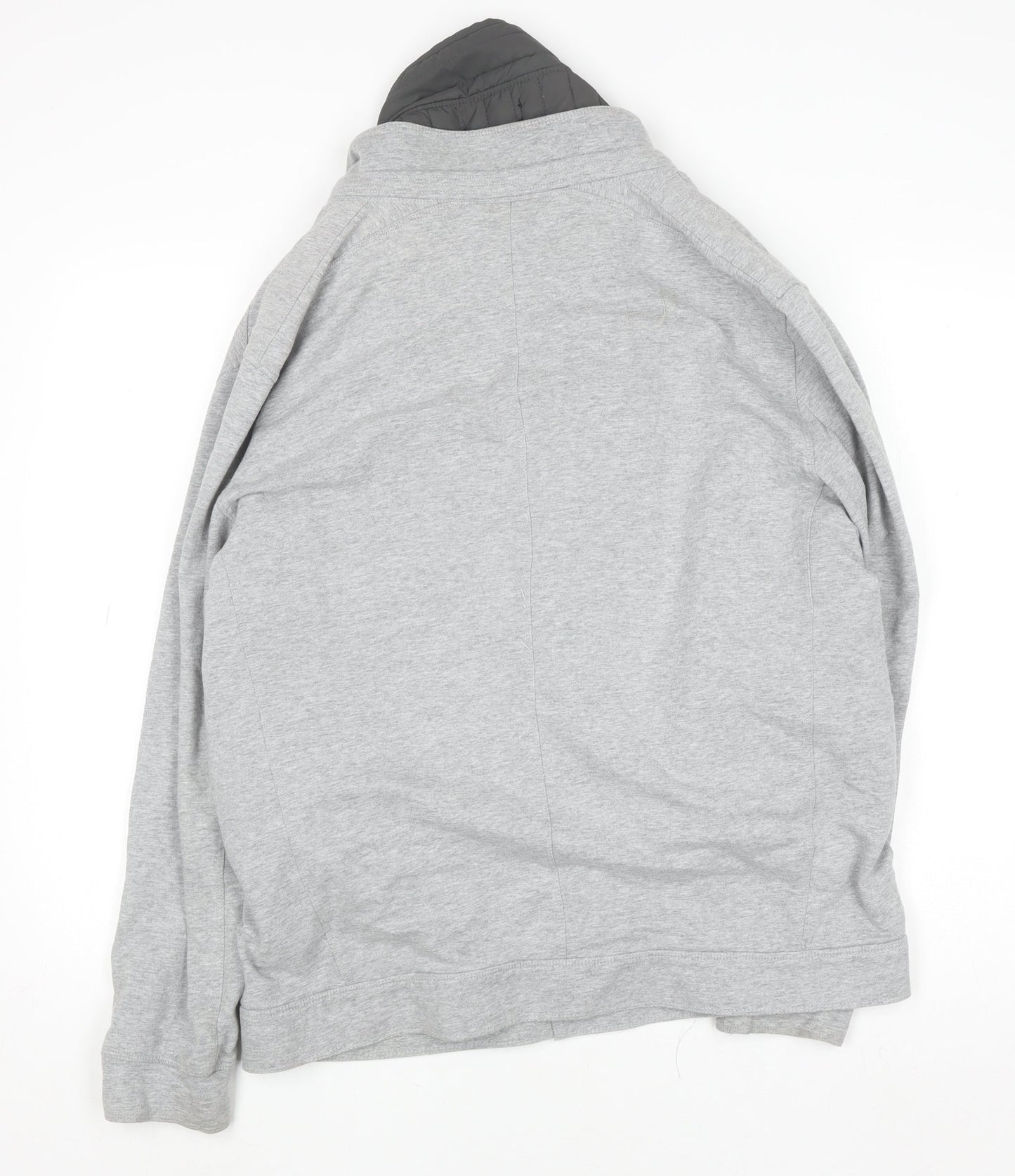 Mens UK Size L Designers at Debenhams Grey Full Zip Sweatshirt