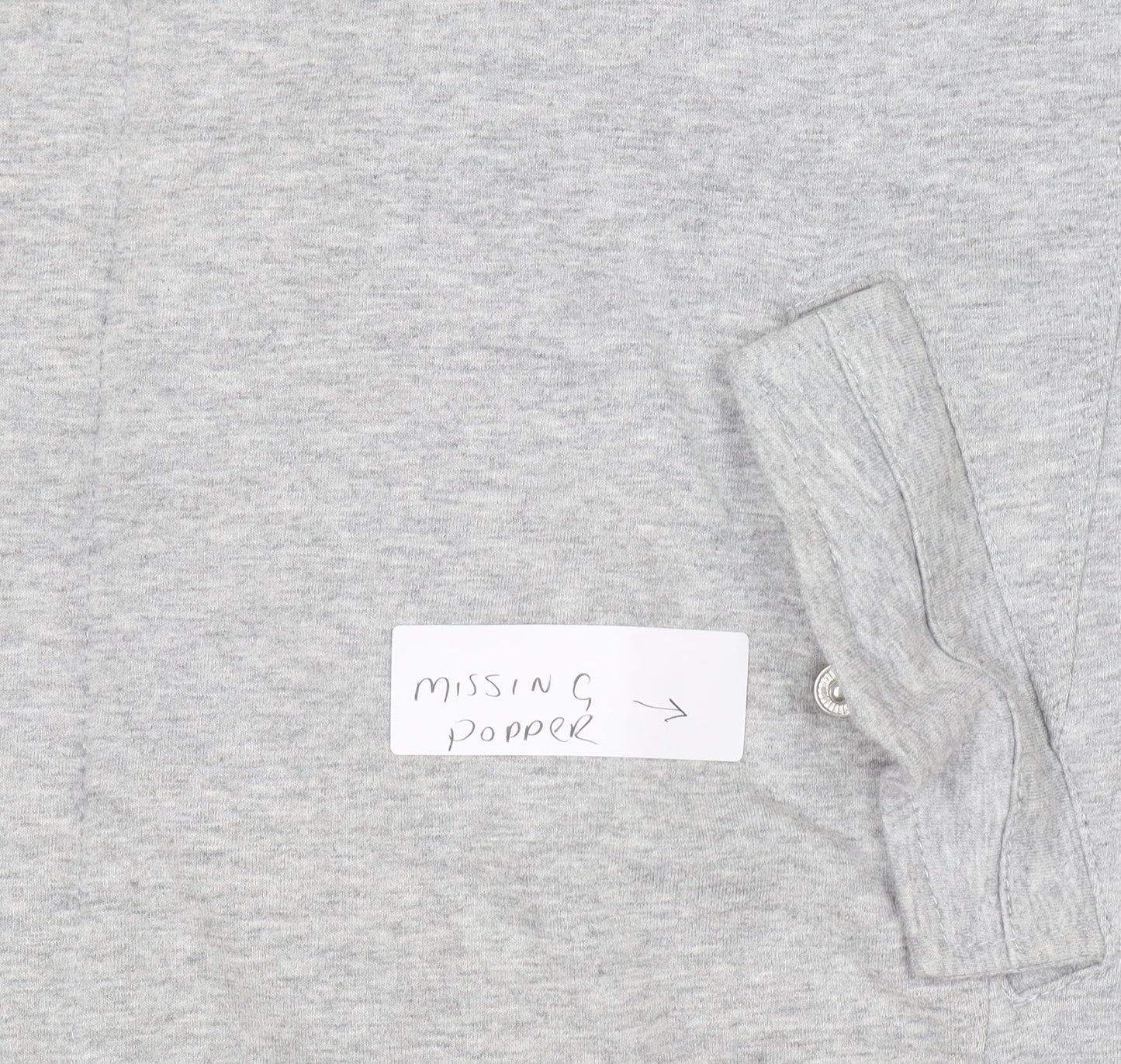 Mens UK Size L Designers at Debenhams Grey Full Zip Sweatshirt