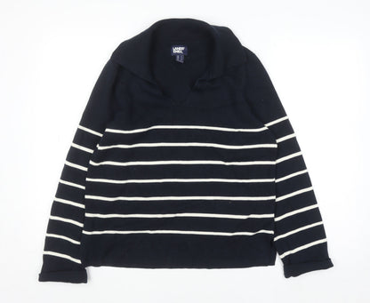 Womens UK Size S Lands' End Blue Pullover Jumper