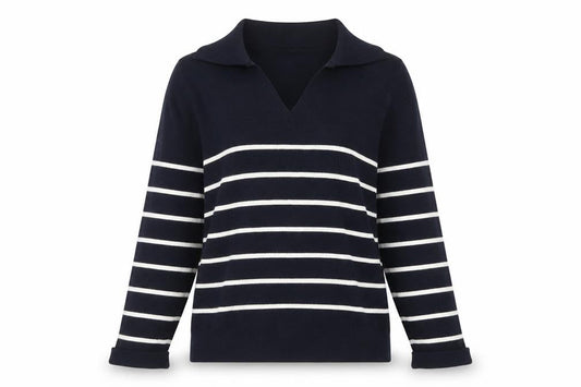 Womens UK Size S Lands' End Blue Pullover Jumper