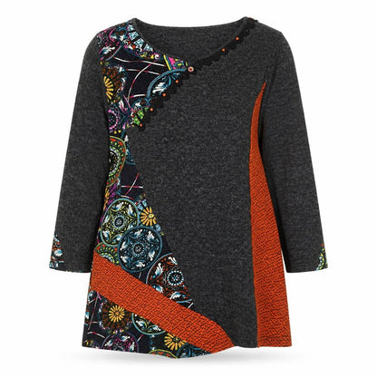 Womens UK Size 16 Samya Multicoloured Tunic Jumper