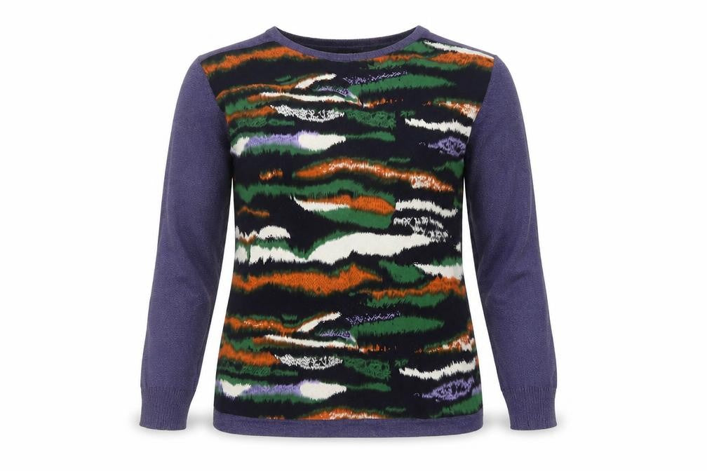 Womens UK Size M YAL New York Purple Pullover Jumper