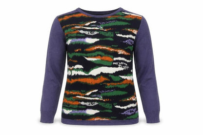 Womens UK Size M YAL New York Purple Pullover Jumper
