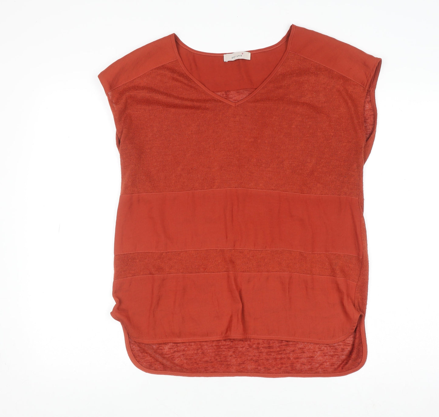 Womens UK Size 12 Marks and Spencer Brown Basic Blouse
