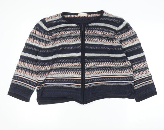 Womens UK Size 16 Marks and Spencer Multicoloured Cardigan Jumper