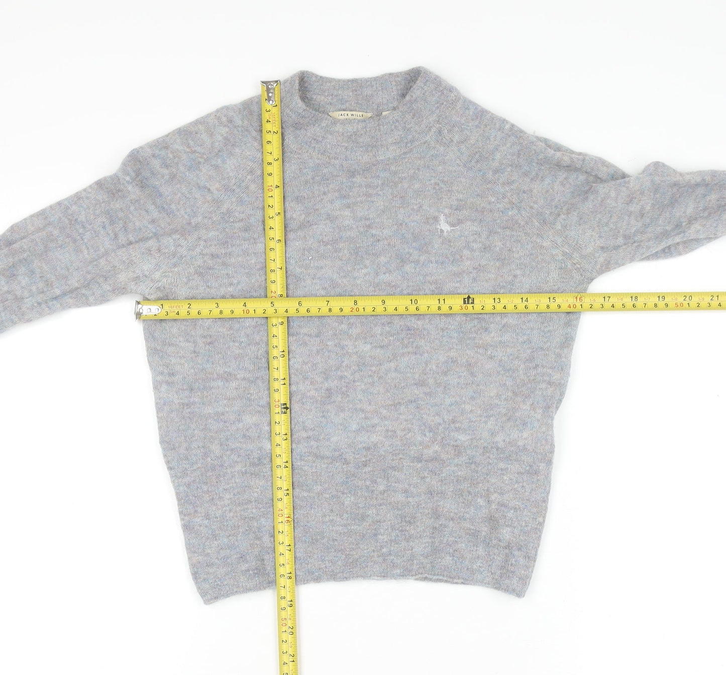 Womens UK Size 6 Jack Wills Grey Pullover Jumper