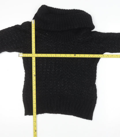Womens UK Size S H&M Black Pullover Jumper
