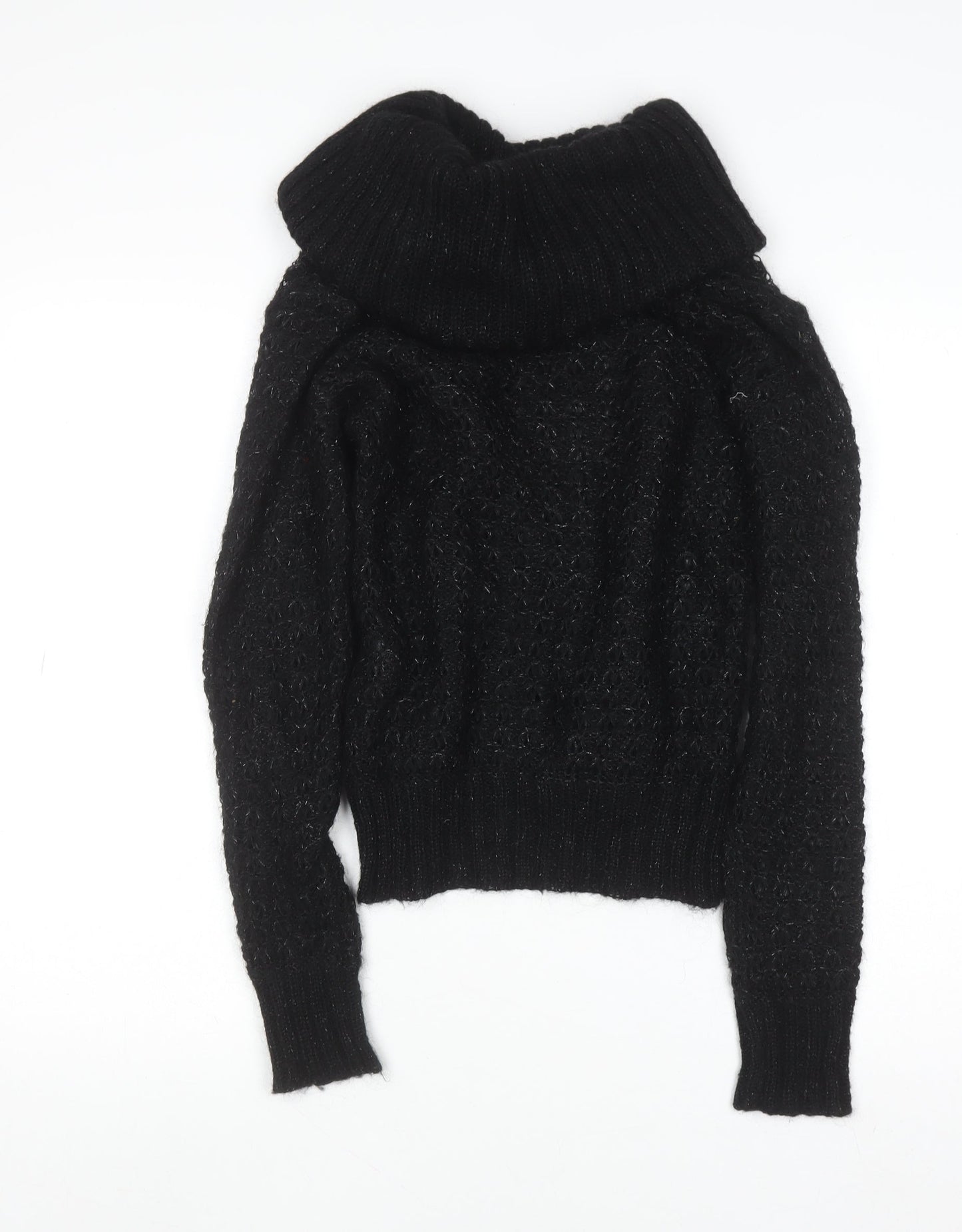 Womens UK Size S H&M Black Pullover Jumper